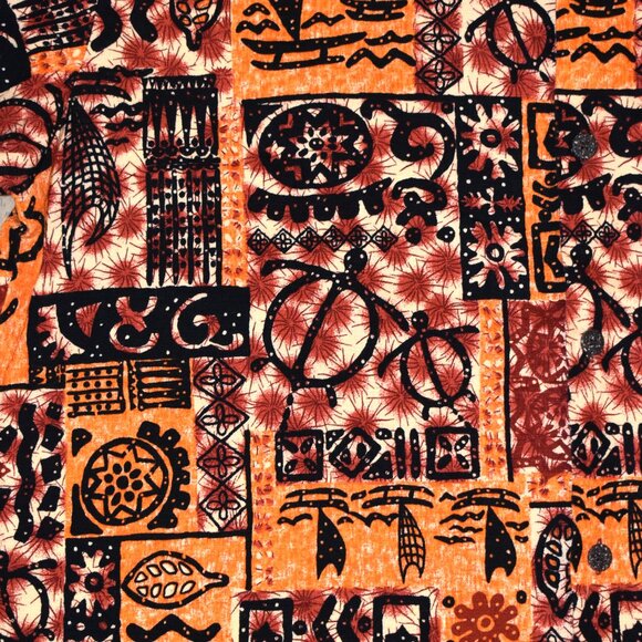 Kai-Veikau Hawaiian Style Button Up Print Shirt Sz XL - Picture 3 of 4